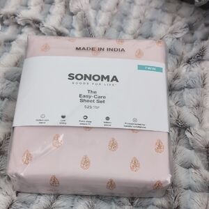 Sonoma Twin Bedding Set in Soft Pink